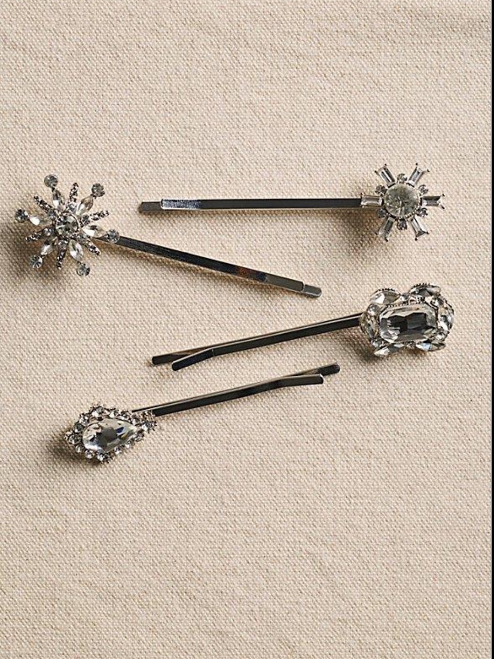 9182. Free People Small Talk Barrette Set